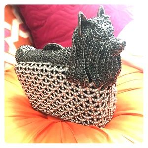 Jewel encrusted Yorky clutch